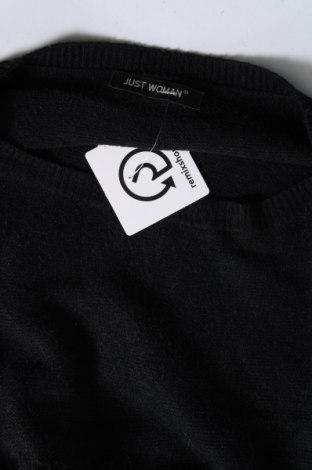 Γυναικείο πουλόβερ Just Woman, Μέγεθος M, Χρώμα Μαύρο, Τιμή 2,87 €