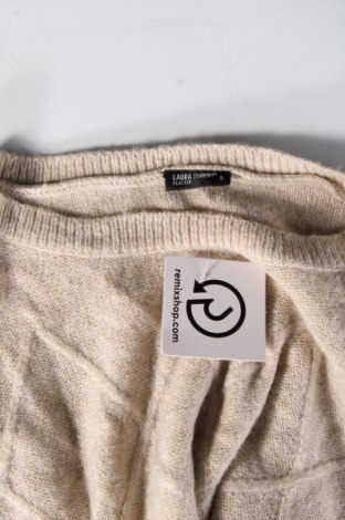 Дамски пуловер Laura Torelli, Размер S, Цвят Бежов, Цена 4,93 лв.