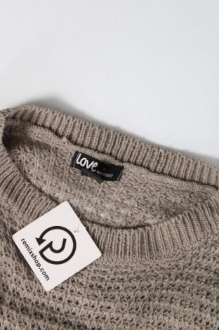 Дамски пуловер Love Chesley, Размер L, Цвят Сив, Цена 5,22 лв.
