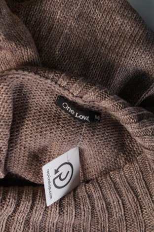 Γυναικείο πουλόβερ One Love, Μέγεθος M, Χρώμα  Μπέζ, Τιμή 3,23 €