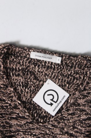 Дамски пуловер Think Positive, Размер S, Цвят Многоцветен, Цена 5,22 лв.