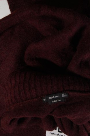 Pulover de femei Zara Knitwear, Mărime S, Culoare Roșu, Preț 14,47 Lei