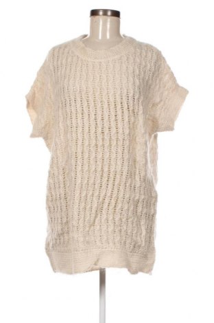 Pulover de femei Zara Knitwear, Mărime M, Culoare Ecru, Preț 14,47 Lei