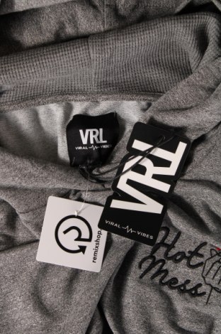 Damen Sweatshirt Viral Vibes, Größe L, Farbe Grau, Preis 4,04 €