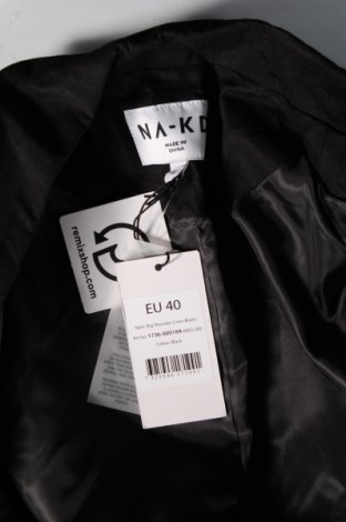 Дамско сако NA-KD, Размер M, Цвят Черен, Цена 37,41 лв.