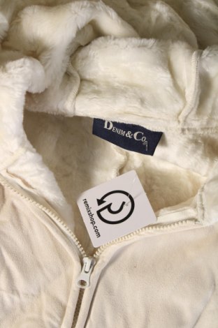 Γυναικείο μπουφάν Denim&Co., Μέγεθος L, Χρώμα Εκρού, Τιμή 8,31 €