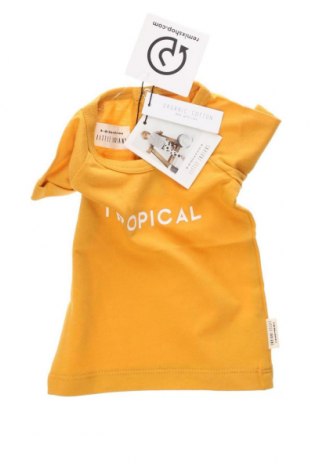 Детска блуза Little Indians, Размер 0-1m/ 50 см, Цвят Жълт, Цена 7,02 лв.