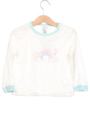Детска блуза Pocopiano, Размер 18-24m/ 86-98 см, Цвят Бял, Цена 3,68 лв.