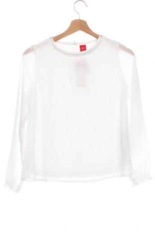 Детска блуза S.Oliver, Размер 10-11y/ 146-152 см, Цвят Бял, Цена 24,19 лв.