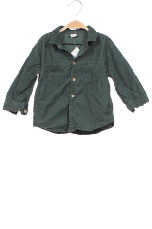Детска риза H&M, Размер 12-18m/ 80-86 см, Цвят Зелен, Цена 4,84 лв.