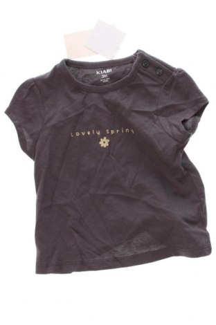 Kinder T-Shirt Kiabi, Größe 2-3m/ 56-62 cm, Farbe Grau, Preis 2,09 €