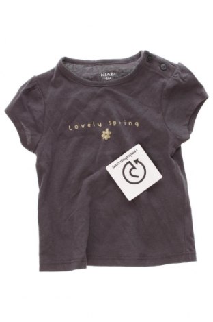 Kinder T-Shirt Kiabi, Größe 3-6m/ 62-68 cm, Farbe Grau, Preis 2,02 €