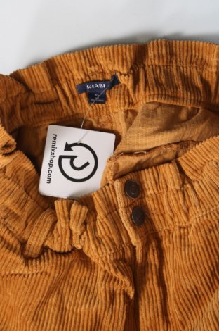 Pantaloni de catifea reiată, pentru copii Kiabi, Mărime 11-12y/ 152-158 cm, Culoare Galben, Preț 101,97 Lei