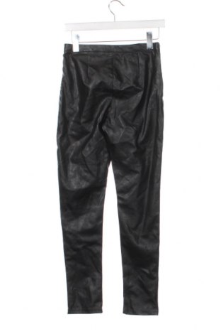Pantaloni din piele, de copii H&M, Mărime 13-14y/ 164-168 cm, Culoare Negru, Preț 17,37 Lei