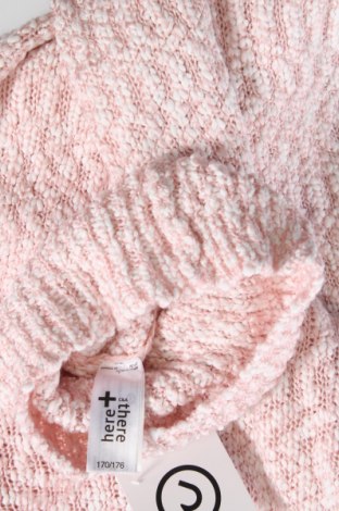 Παιδικό πουλόβερ Here+There, Μέγεθος 15-18y/ 170-176 εκ., Χρώμα Ρόζ , Τιμή 2,94 €