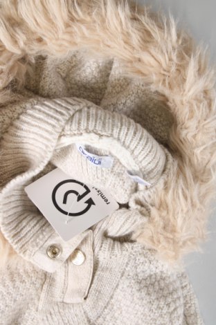 Детски пуловер Okaidi, Размер 12-13y/ 158-164 см, Цвят Бежов, Цена 5,94 лв.