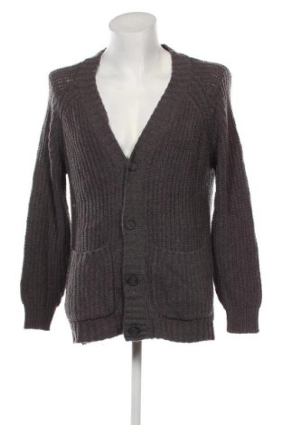 Jachetă tricotată de bărbați Pull&Bear, Mărime S, Culoare Gri, Preț 37,83 Lei