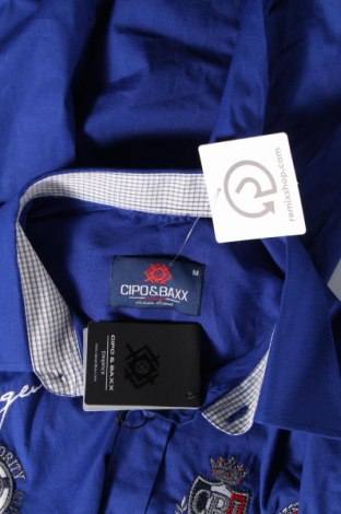 Pánská košile  Cipo & Baxx, Velikost M, Barva Modrá, Cena  1 696,00 Kč
