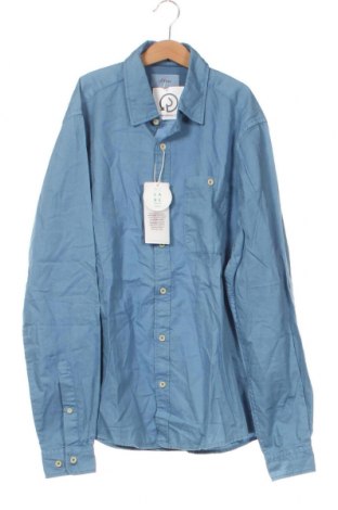 Ανδρικό πουκάμισο S.Oliver, Μέγεθος S, Χρώμα Μπλέ, Τιμή 4,08 €