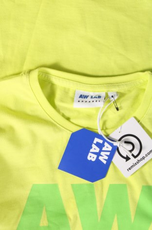 Ανδρικό t-shirt AW LAB, Μέγεθος S, Χρώμα Κίτρινο, Τιμή 10,82 €