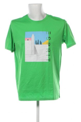 Tricou de bărbați Esprit, Mărime L, Culoare Verde, Preț 95,39 Lei