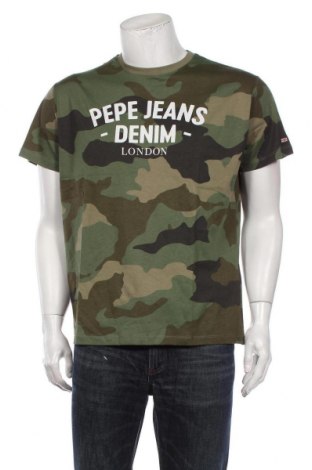 Herren T-Shirt Pepe Jeans, Größe L, Farbe Grün, Preis 26,80 €
