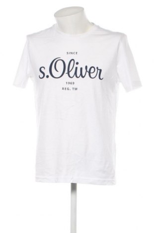 Tricou de bărbați S.Oliver, Mărime L, Culoare Alb, Preț 95,39 Lei