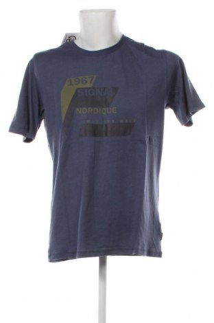 Ανδρικό t-shirt Signal, Μέγεθος L, Χρώμα Μπλέ, Τιμή 13,67 €
