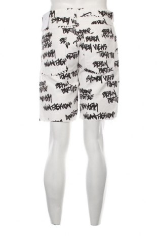 Ανδρικό κοντό παντελόνι Bershka, Μέγεθος M, Χρώμα Λευκό, Τιμή 6,80 €