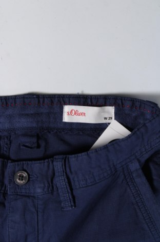 Мъжки къс панталон S.Oliver, Размер S, Цвят Син, Цена 9,28 лв.