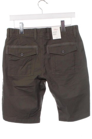 Мъжки къс панталон S.Oliver, Размер S, Цвят Зелен, Цена 58,00 лв.