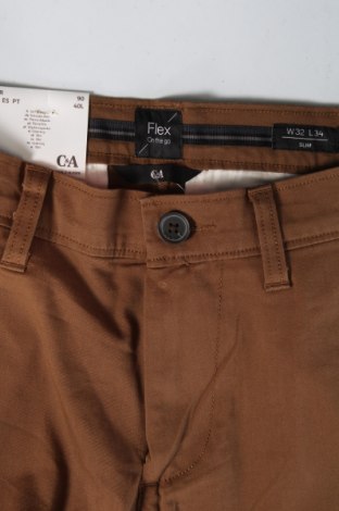 Мъжки панталон C&A, Размер M, Цвят Кафяв, Цена 46,00 лв.
