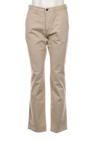 Мъжки панталон Cortefiel, Размер M, Цвят Екрю, Цена 13,92 лв.