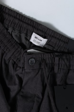 Pantaloni de bărbați Only & Sons, Mărime M, Culoare Gri, Preț 28,75 Lei