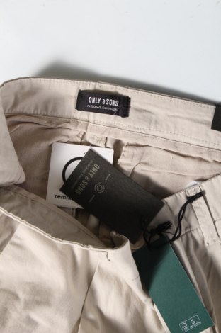 Мъжки панталон Only & Sons, Размер M, Цвят Бежов, Цена 10,12 лв.