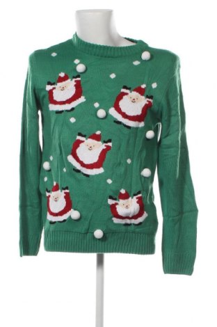 Ανδρικό πουλόβερ, Μέγεθος L, Χρώμα Πράσινο, Τιμή 5,38 €