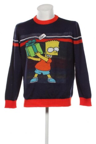 Мъжки пуловер H&M, Размер L, Цвят Син, Цена 8,70 лв.