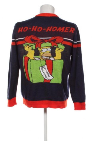 Мъжки пуловер H&M, Размер L, Цвят Син, Цена 10,15 лв.