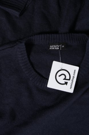 Ανδρικό πουλόβερ Infinity, Μέγεθος M, Χρώμα Μπλέ, Τιμή 4,49 €