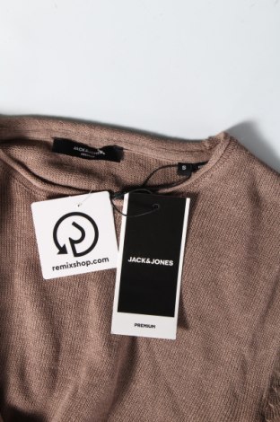 Мъжки пуловер Jack & Jones PREMIUM, Размер S, Цвят Бежов, Цена 68,00 лв.