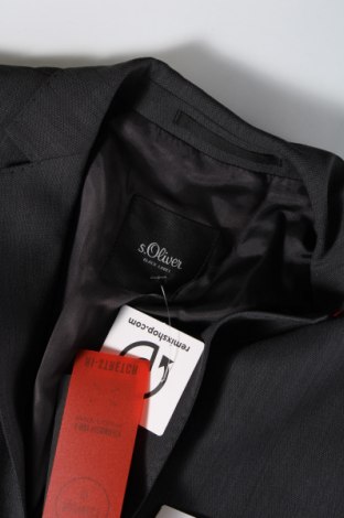 Ανδρικό σακάκι S.Oliver Black Label, Μέγεθος L, Χρώμα Γκρί, Τιμή 7,45 €