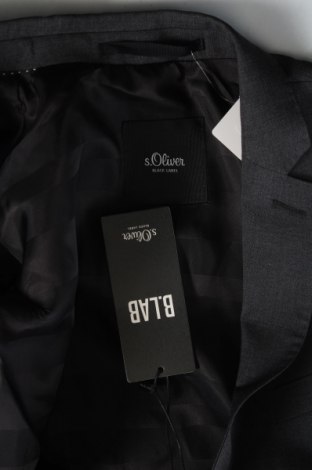 Мъжко сако S.Oliver Black Label, Размер S, Цвят Сив, Цена 19,28 лв.
