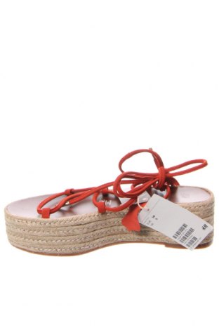 Sandalen H&M, Größe 38, Farbe Orange, Preis 12,09 €