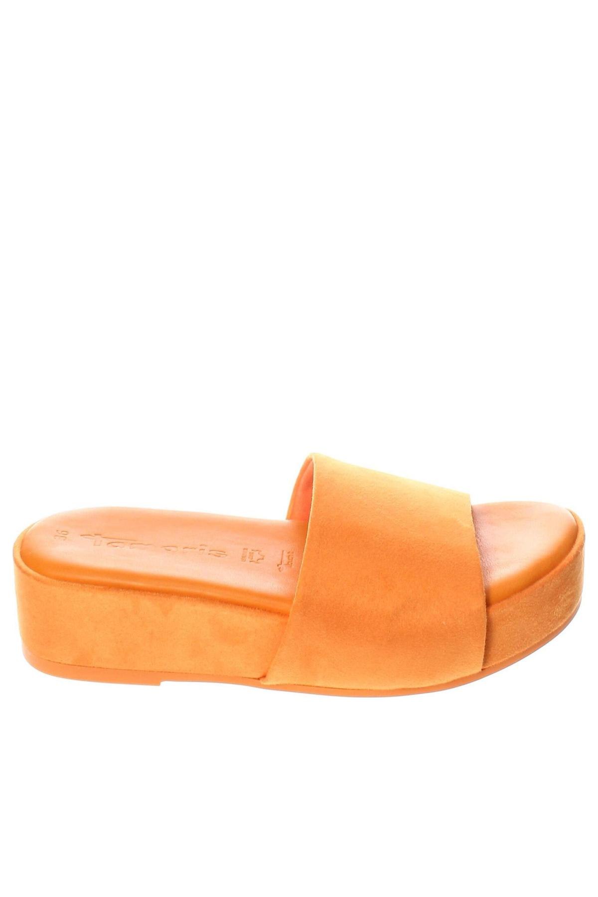 Hausschuhe Tamaris, Größe 36, Farbe Orange, Preis 9,19 €