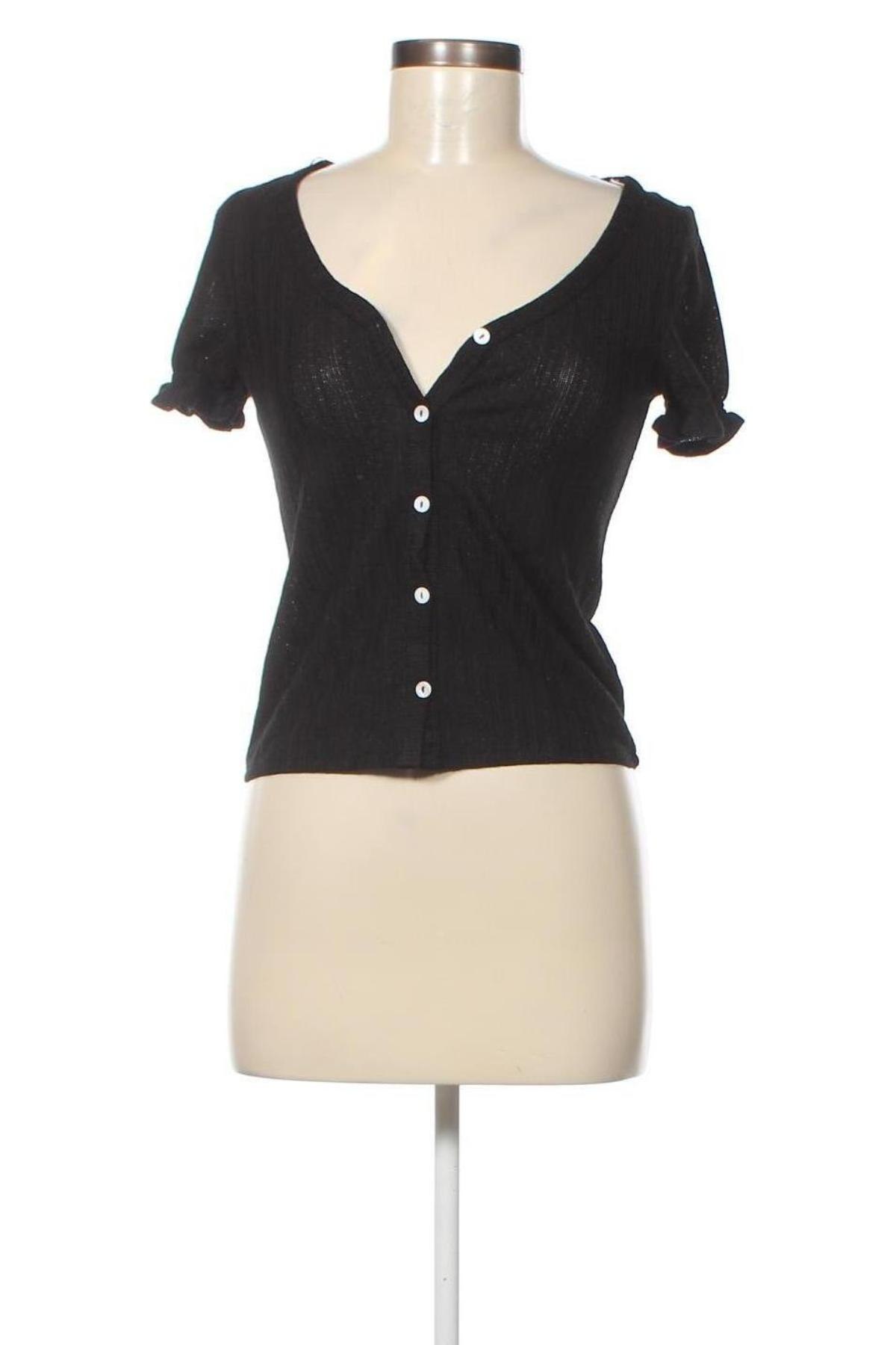 Дамска блуза Camaieu, Размер XS, Цвят Черен, Цена 31,00 лв.