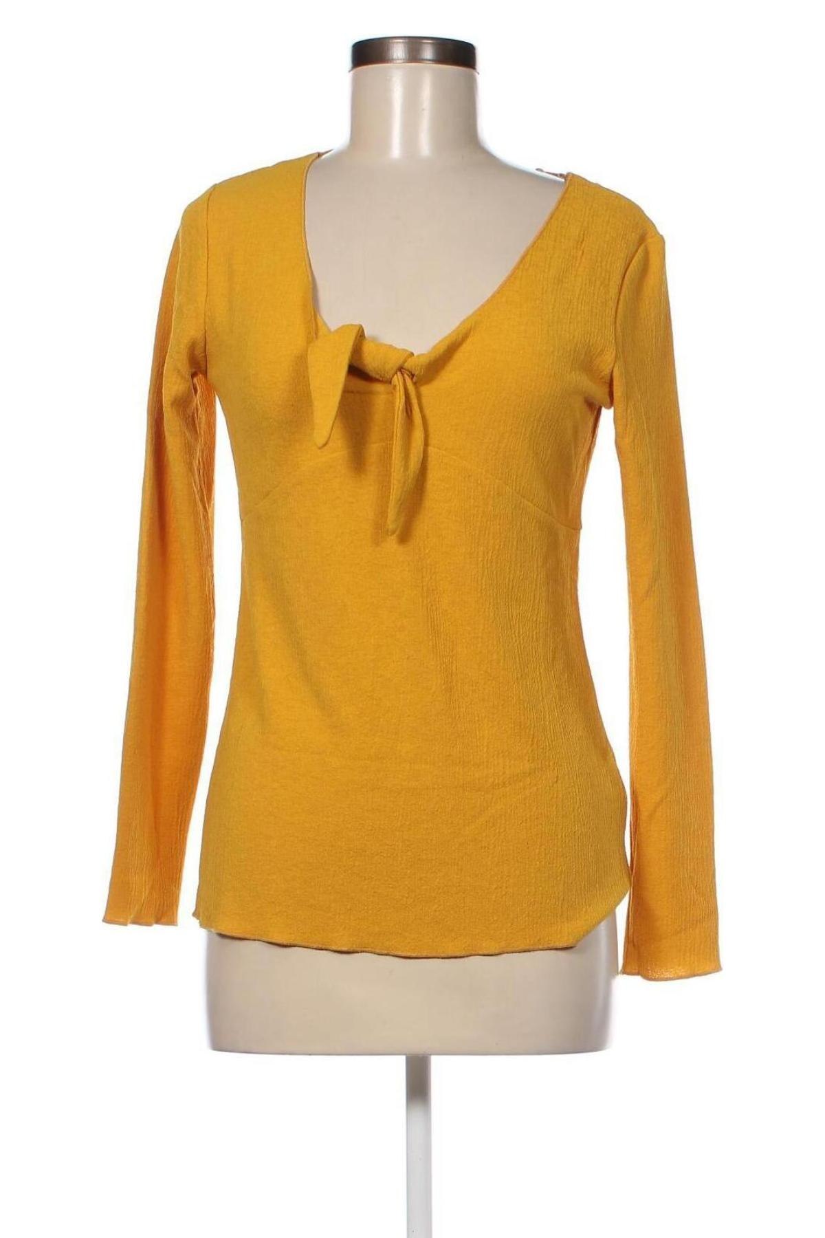 Дамска блуза Pimkie, Размер M, Цвят Жълт, Цена 7,44 лв.