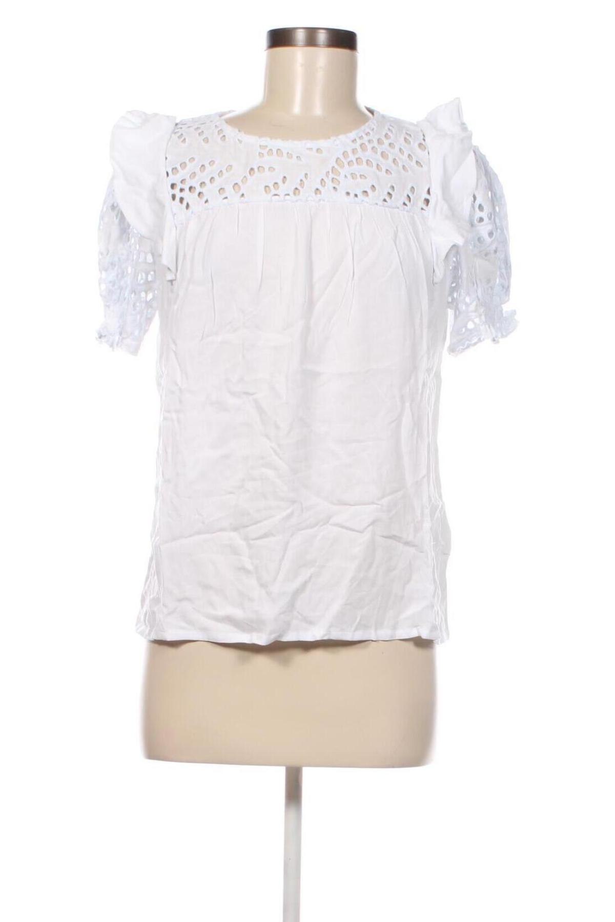 Γυναικεία μπλούζα SUNCOO, Μέγεθος S, Χρώμα Λευκό, Τιμή 52,58 €
