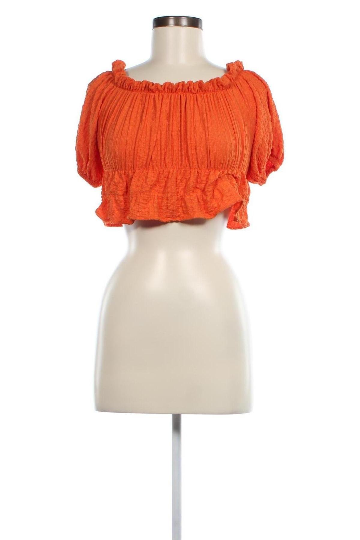 Дамска блуза Trendyol, Размер XS, Цвят Оранжев, Цена 6,48 лв.