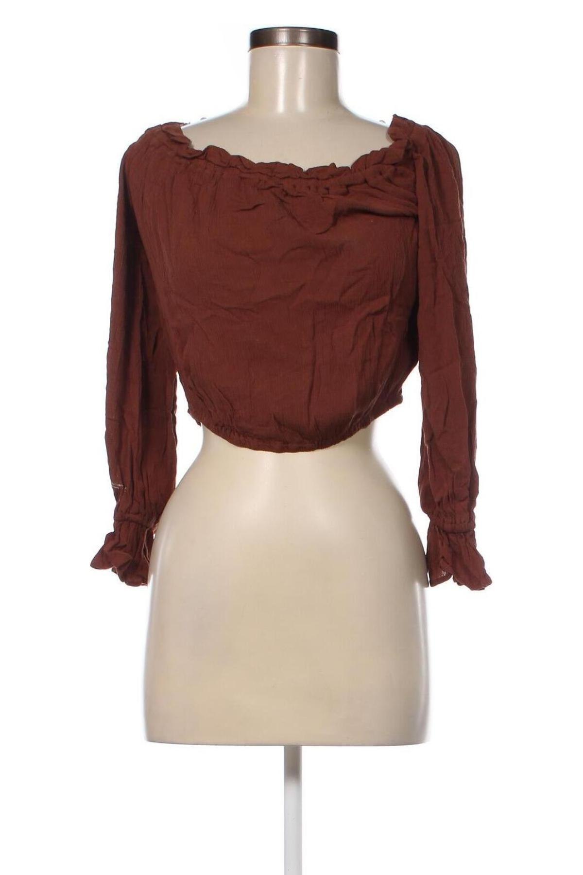 Γυναικεία μπλούζα VILA, Μέγεθος M, Χρώμα Καφέ, Τιμή 20,62 €