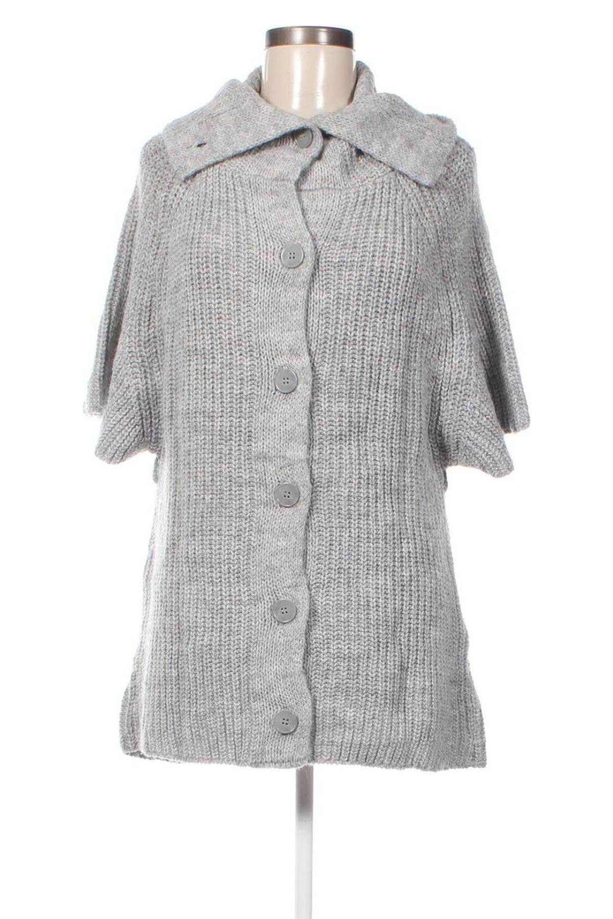 Damen Strickjacke H&M, Größe L, Farbe Grau, Preis 3,03 €